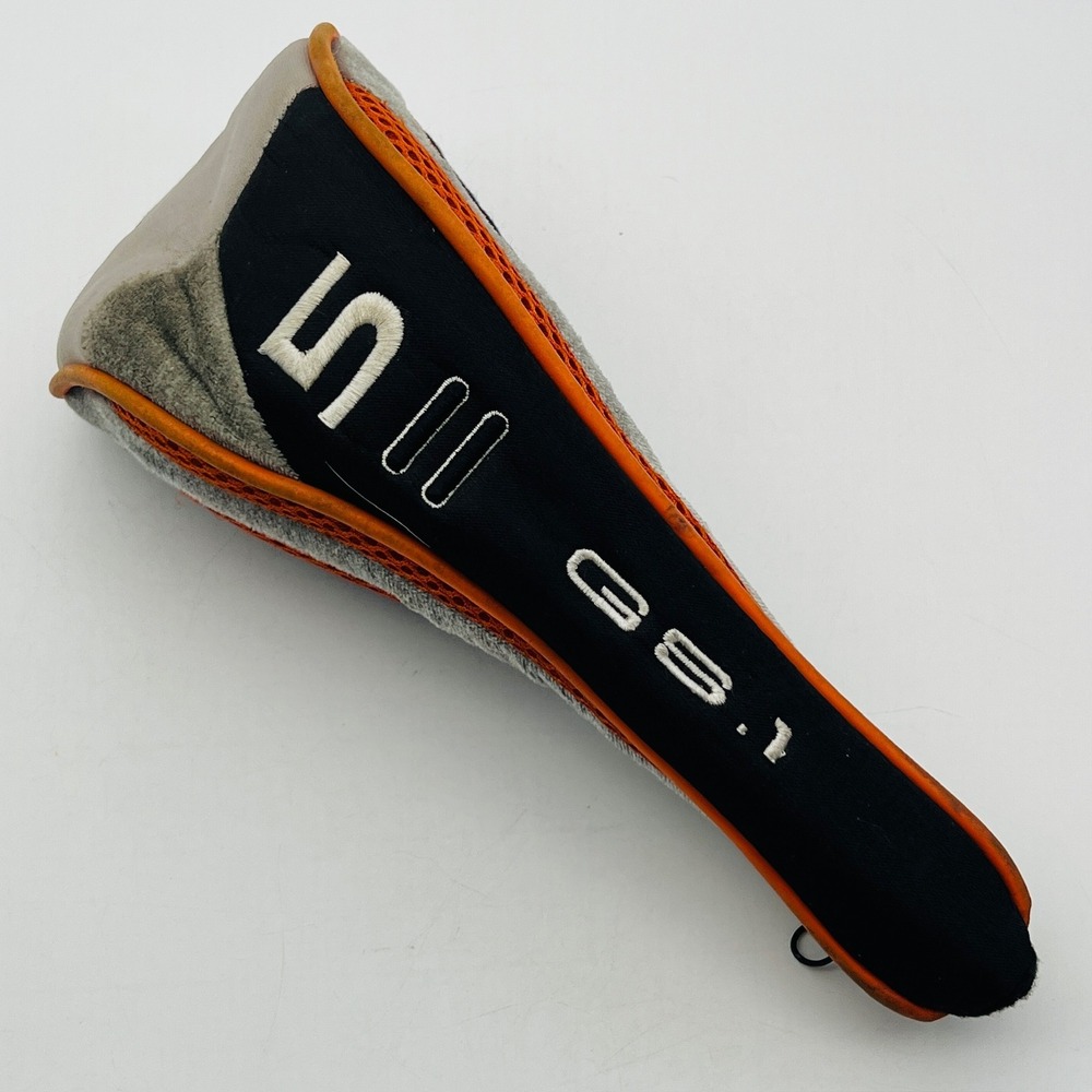 Acuity GS.1 #5 Fairway Wood Headcover Black Orange Grey Zippered Golf Club Cover